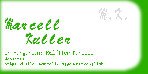 marcell kuller business card